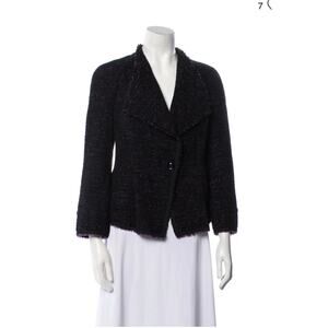 Armani Collezioni Virgin Wool Tweed Pattern‎ Evening Jacket Size M